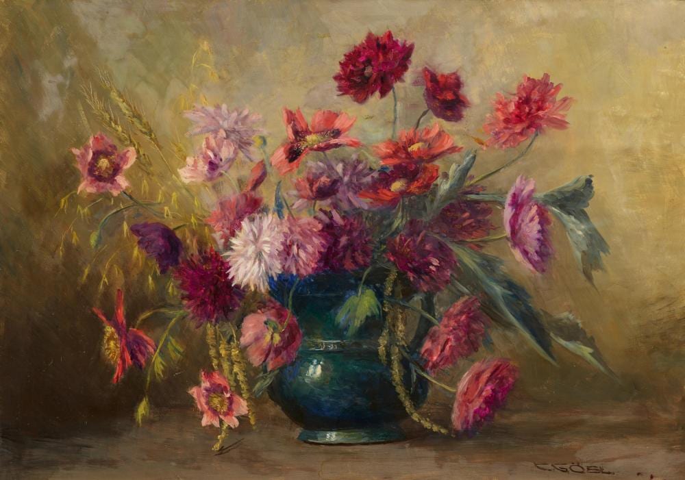 Camilla Göbl comparable auction result: camilla g bl blumenstillleben