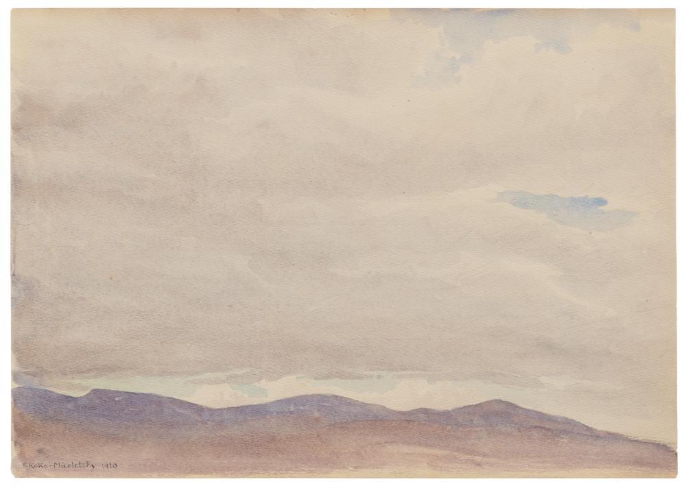 Friedrich Albin Koko-Micoletzky comparable auction result: friedrich koko micoletzky landschaft unter weitem himmel