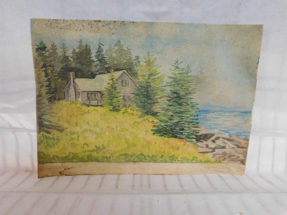 Leopoldo de Almeida comparable auction result: l ee randolph landscape