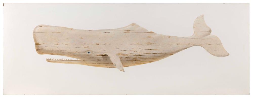 Joseph Cibula comparable auction result: joseph cibula connecticut 1946 moby dick 6 watercolor and oil on masonite 18 x 48 5 unframed