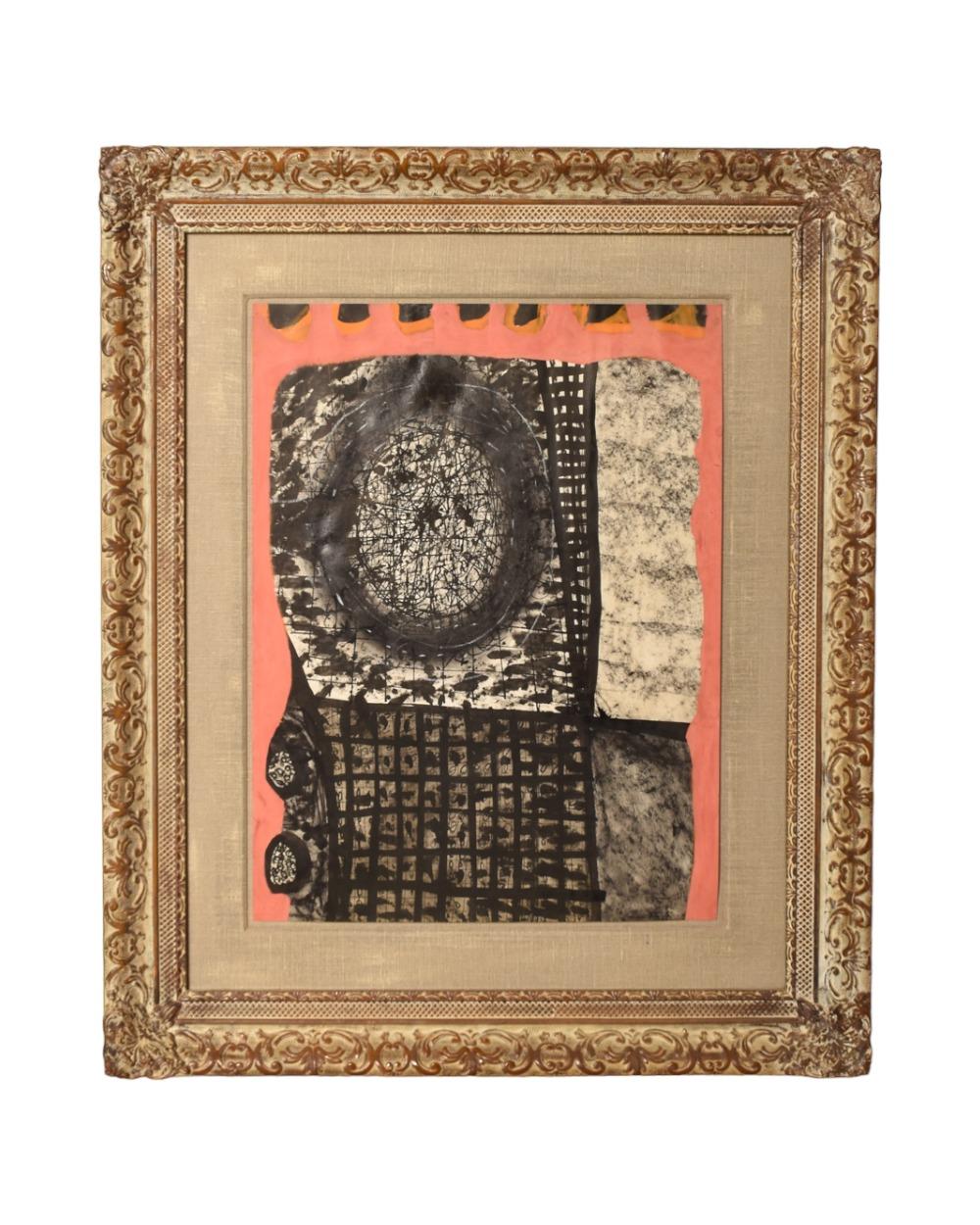 Joseph Glasco comparable auction result: joseph glasco 1925 1996 mixed media pa ok