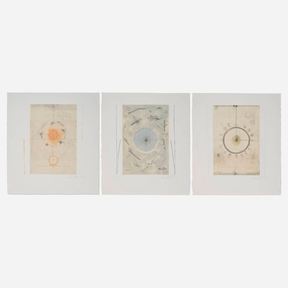 Shoichi Ida comparable auction result: shoichi ida three works from the well from karma series