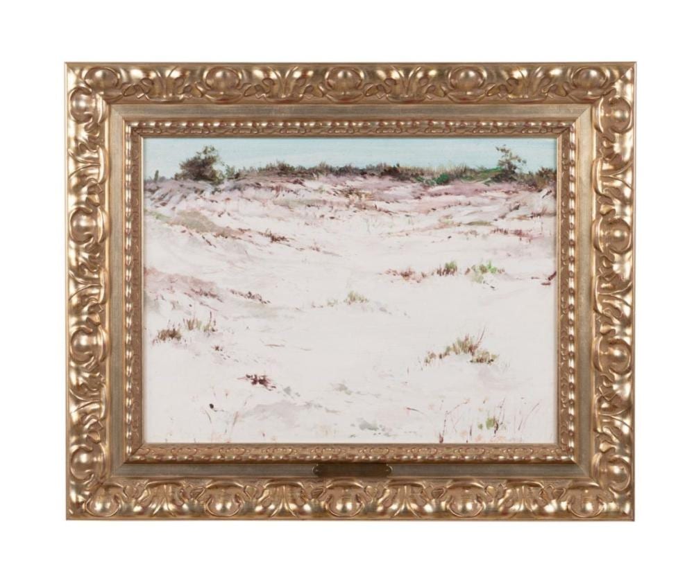 Ernest Chiriacka comparable auction result: ernest chiriacka beach dunes oil on panel