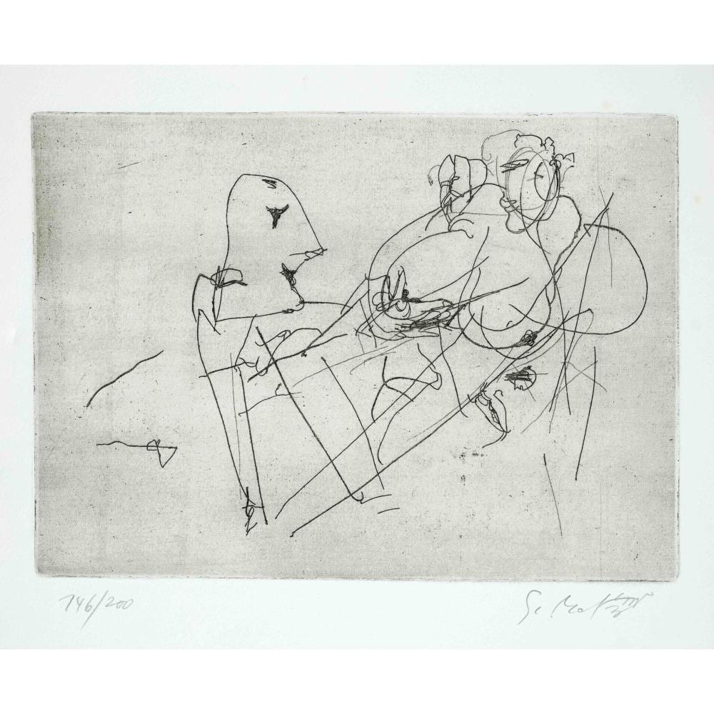Gerd Mackensen comparable auction result: gerd mackensen 1949 abstrac