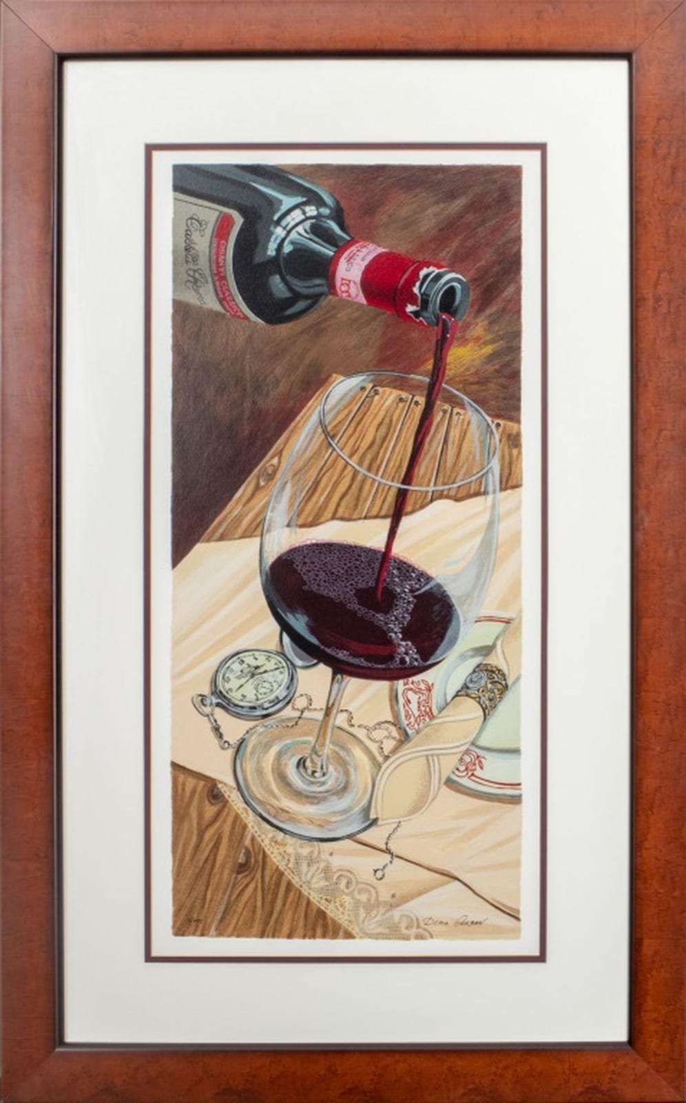 Dima Gorban comparable auction result: dima gorban temptation limited edition serigraph