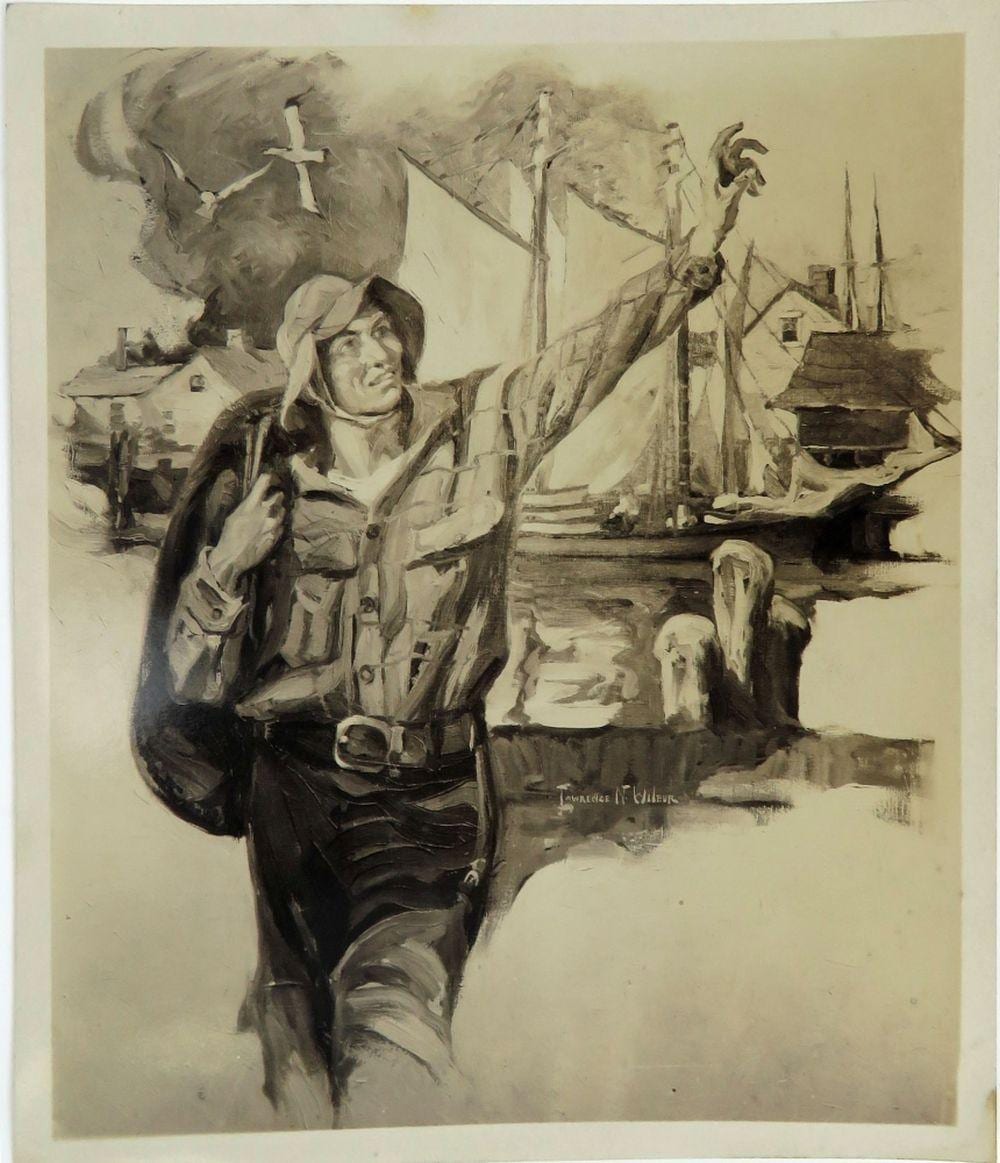 Lawrence Nelson Wilbur comparable auction result: 3 works by lawrence nelson wilbur signed