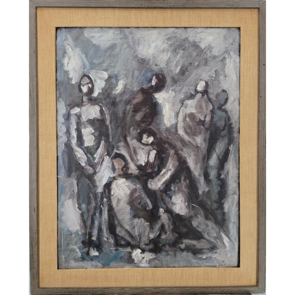 maurice golubov signed oil on canvas figural painting · RB Fine Arts · 2024-02-03 Maurice Golubov comparable auction result: maurice golubov signed oil on canvas figural painting