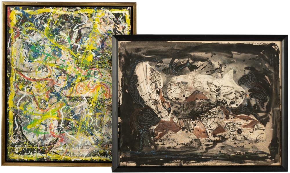 Hendrick Grise comparable auction result: hendrick grise 1914 1982 two works abstracts