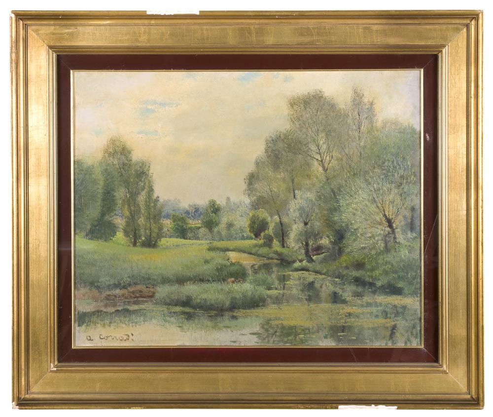 Alfonso Corradi comparable auction result: oil painting by alfonso corradi