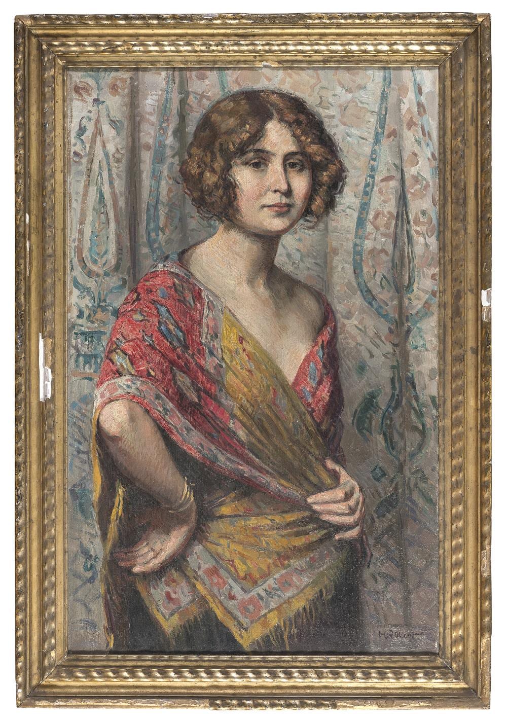 Henri Marcel Robert comparable auction result: oil painting by henri marcel robert