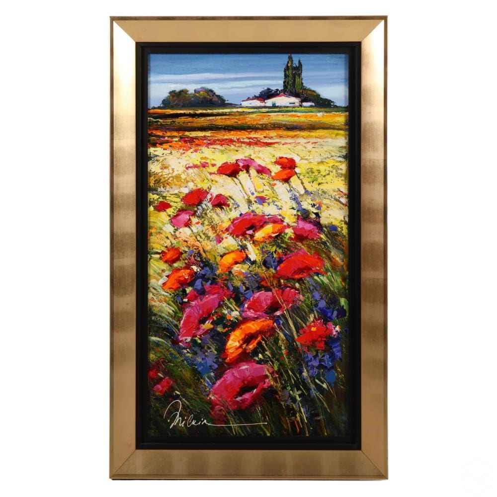 michael milkin b 1964 wild flower field painting · Hill Auction Gallery · 2024-02-01 Michael Milkin comparable auction result: michael milkin b 1964 wild flower field painting