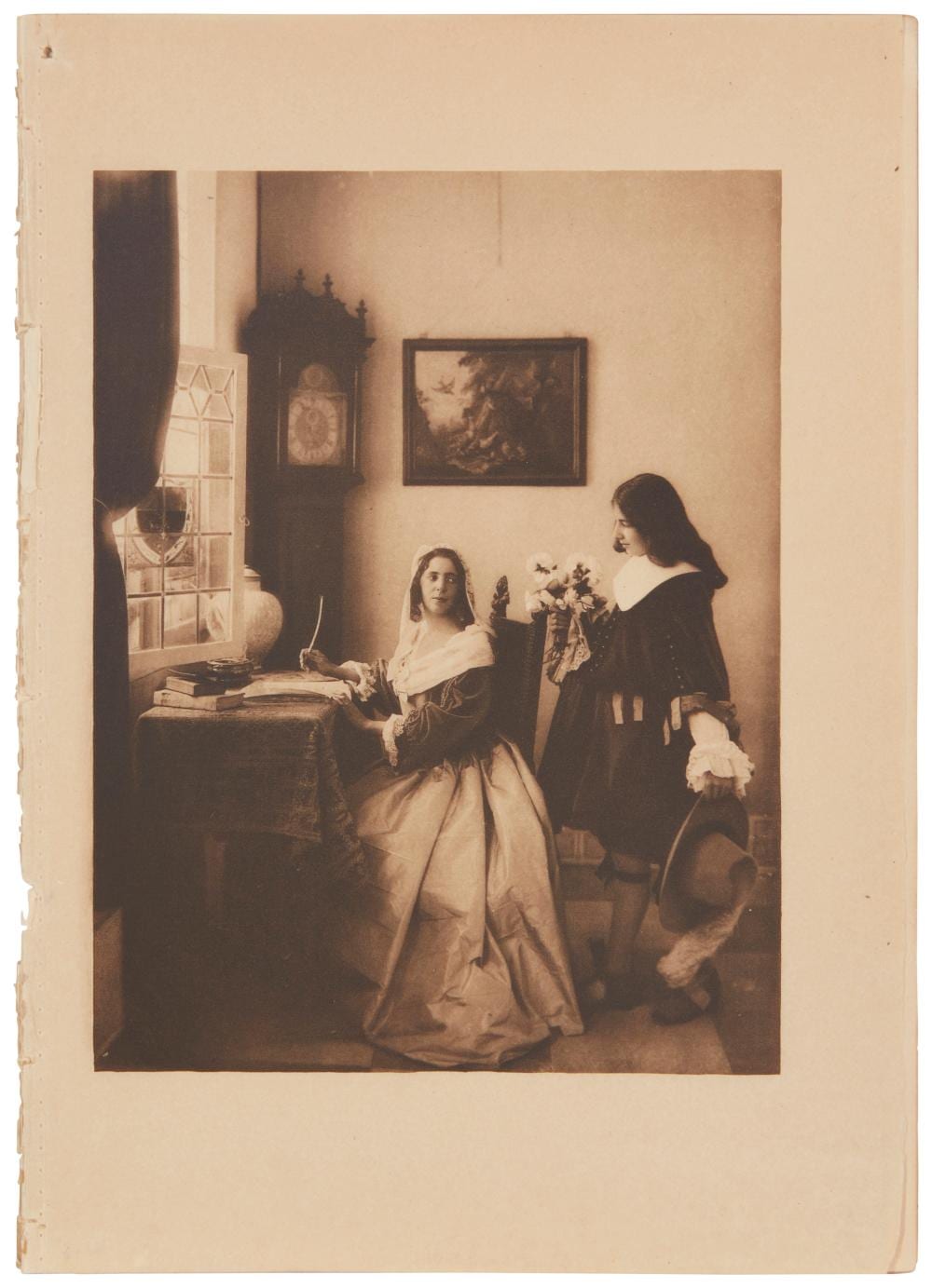Guido Rey comparable auction result: guido rey 1861 1935 the letter 1908 photogravure on tissue paper image 8 125 h x 6 25 w sheet 11 25 h x 7 875 w