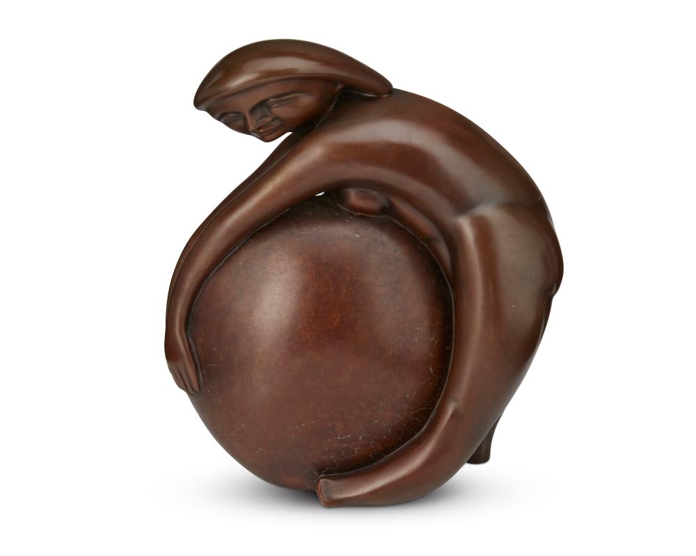 Anne Marie Paul comparable auction result: anne marie paul 1949 2005 lutin 1986 patinated bronze 15 h x 12 5 w x 5 5 d