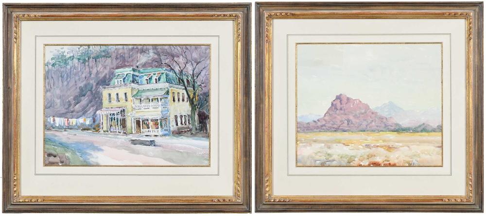 two works by edward k williams · Brunk Auctions · 2024-01-25 Edward K. Williams comparable auction result: two works by edward k williams