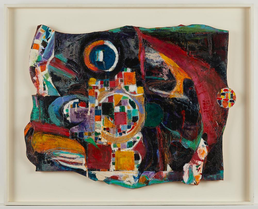 Terence La Noue comparable auction result: terence la noue sailing to byzantium mixed media