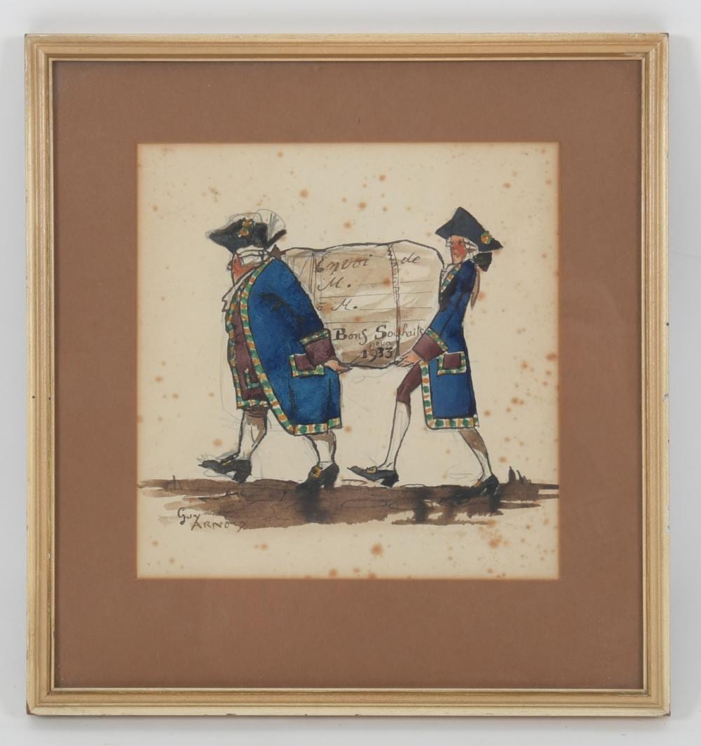 Guy Arnoux comparable auction result: guy arnoux 1886 1951 watercolor