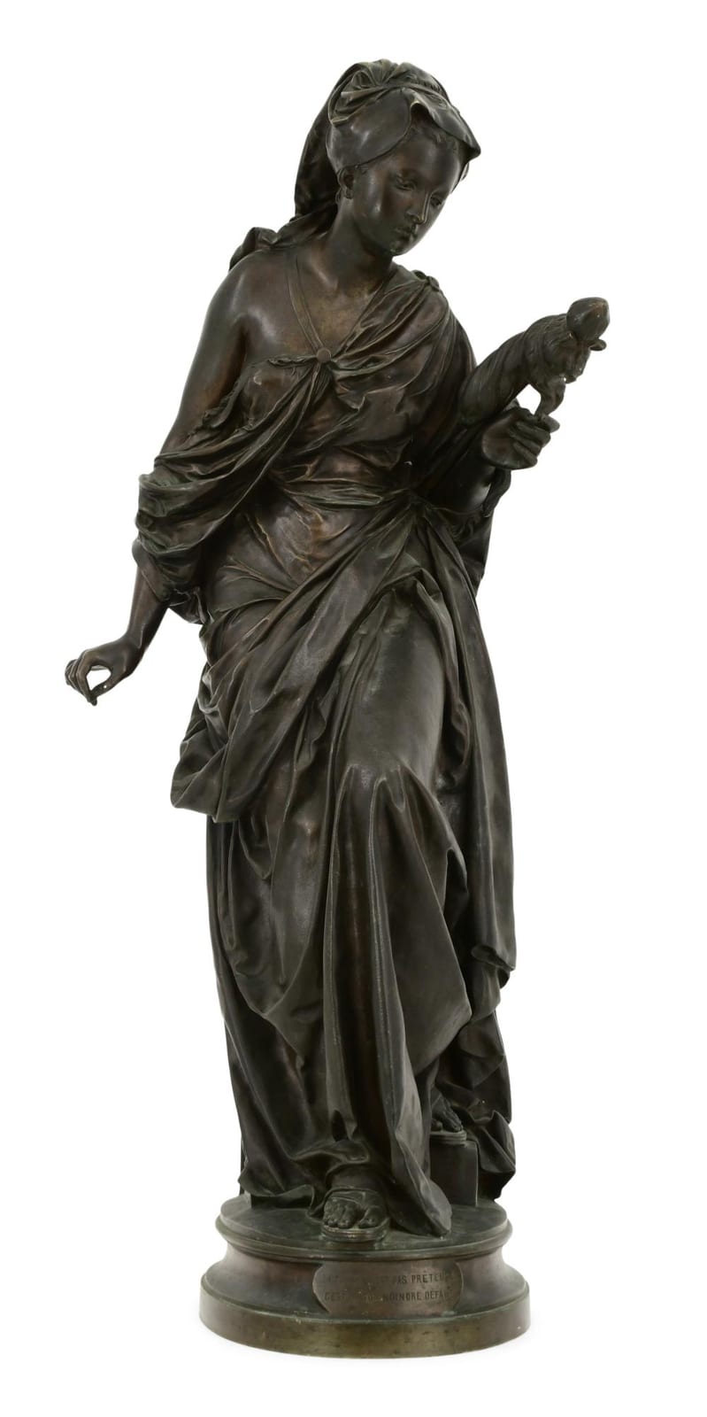 Louis Robert Carrier-Belleuse comparable auction result: louis robert carrier belleuse french 1848 1913 bronze sculpture of a woman
