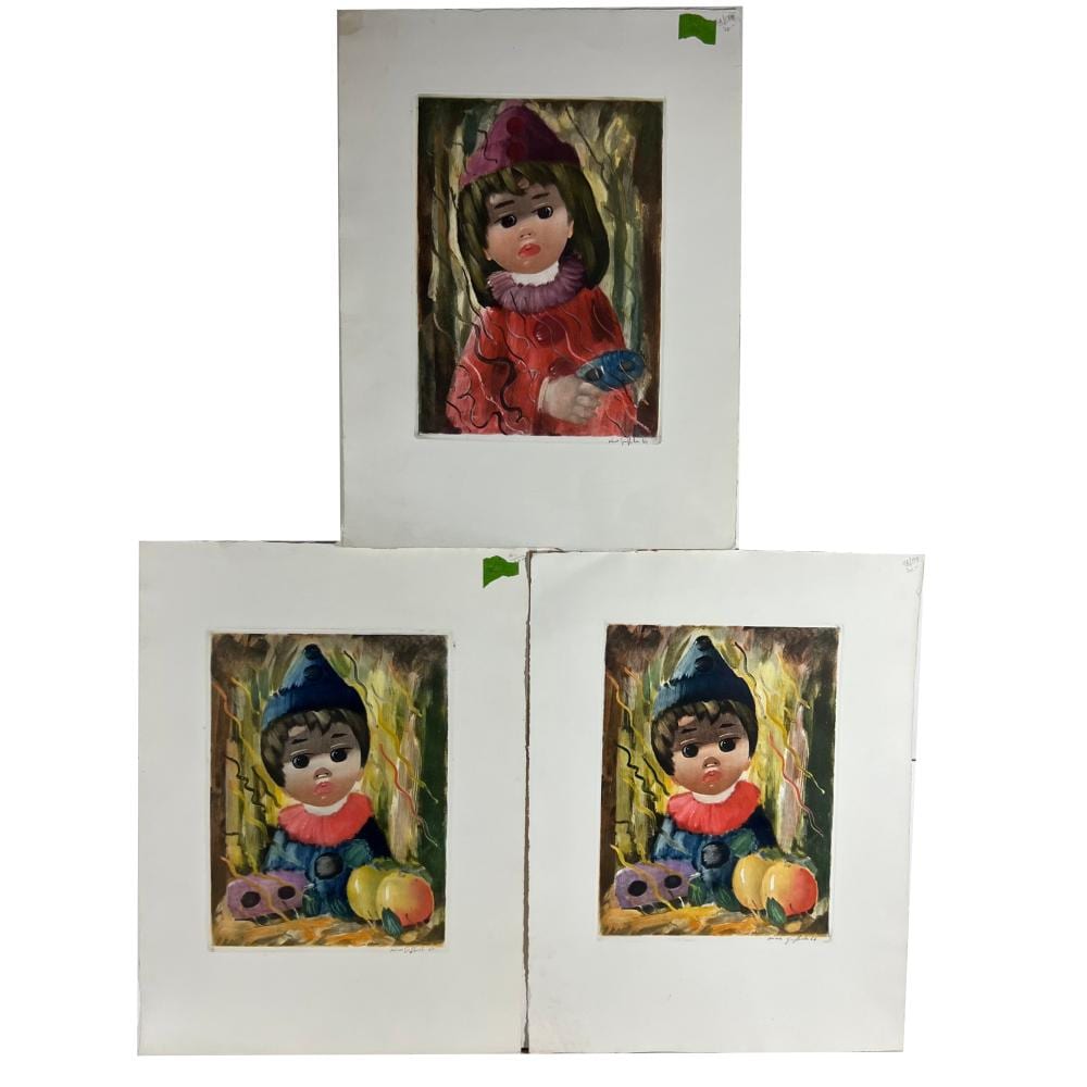 Nino Giuffrida comparable auction result: nino giuffrida three lithographs