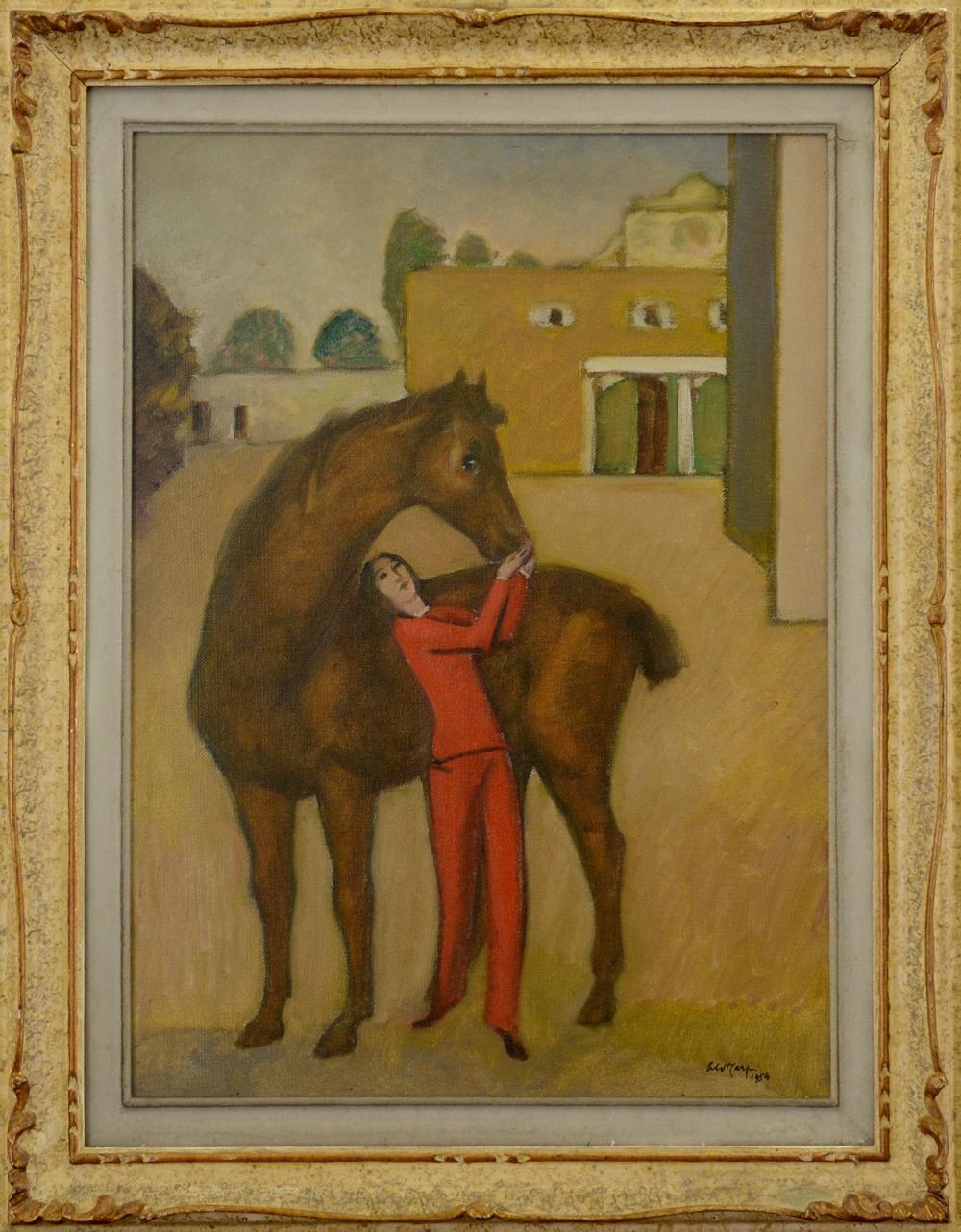 aldo carpi l amazzone e il suo cavallo 1954 · Meeting Art Casa D'Aste · 2024-01-28 Aldo Carpi comparable auction result: aldo carpi l amazzone e il suo cavallo 1954