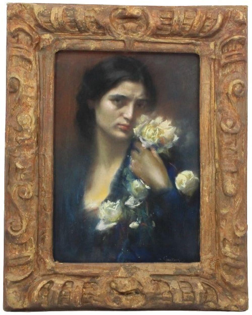 Pietro Gaudenzi comparable auction result: pietro gaudenzi 1880 1955 italian pastel board