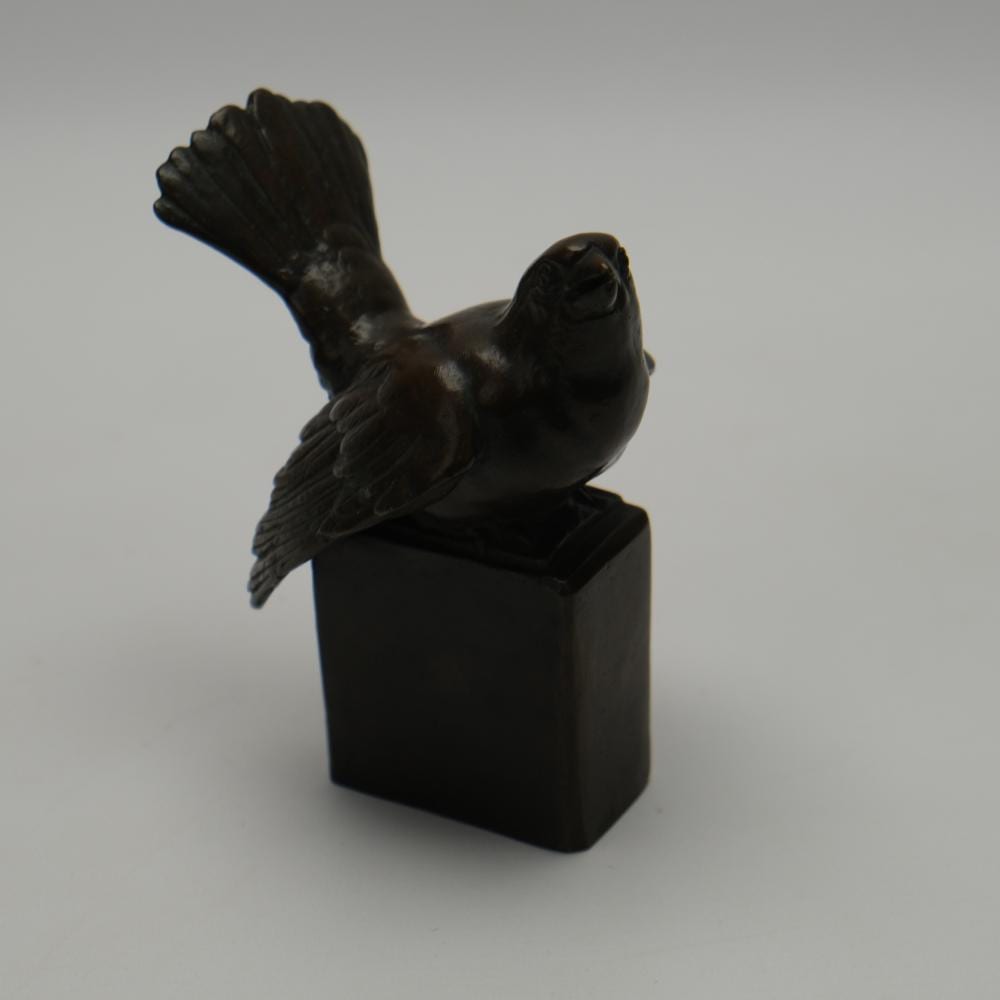 Edmund Gomansky comparable auction result: patinated bronze sculpture edmund gomanski