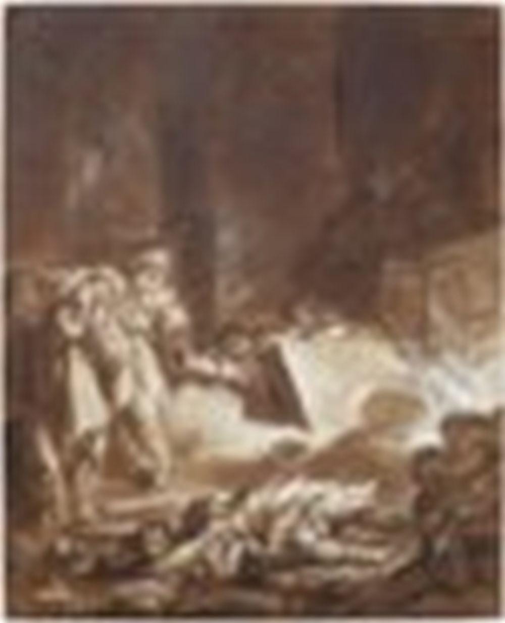 Jean-Baptiste Deshays comparable auction result: jean baptiste deshays rouen 1729 1765 paris the punishment of korah pen