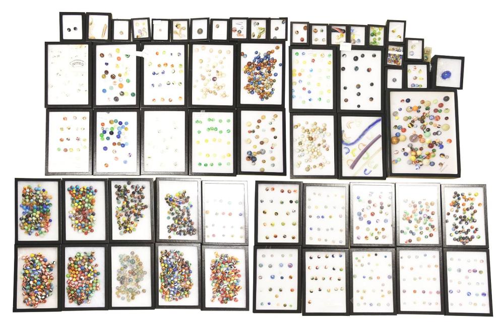 LARGE GROUPING OF MARBLES SOLD AS A COLLECTION sold by Morphy Auctions, lot 2027 — auction record photograph