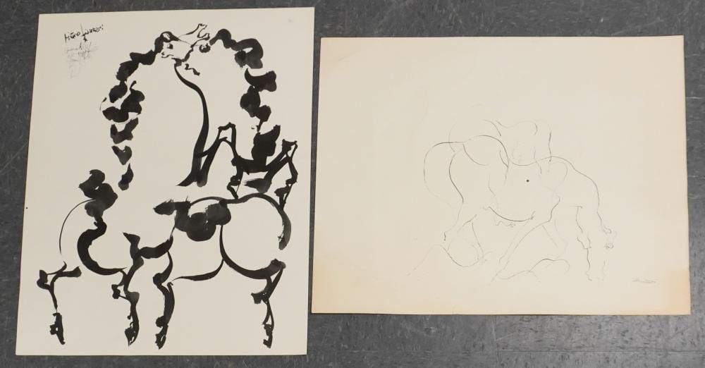 Prieto Lazzari comparable auction result: pietro lazzari american italian 1898 1979 abstracts five assorted works various sizes and mediums