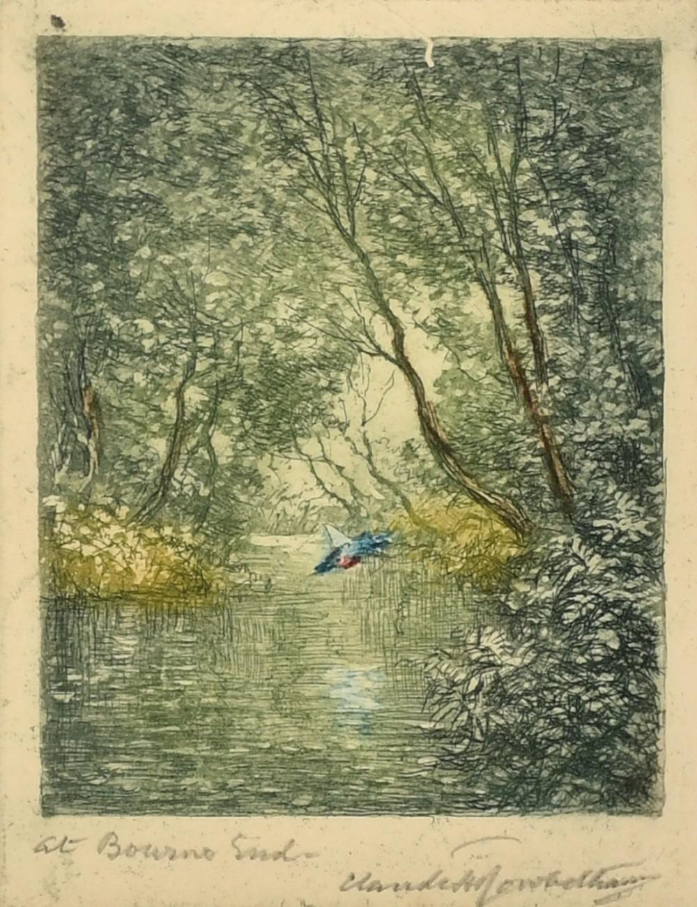 claude hamilton rowbotham 1864 1949 the haunt of the kingfisher at bourne end etching and aquatint plat · John Nicholson's Fine Art Auctioneers & Valuers · 2024-01-24 Claude Rowbotham comparable auction result: claude hamilton rowbotham 1864 1949 the haunt of the kingfisher at bourne end etching and aquatint plat