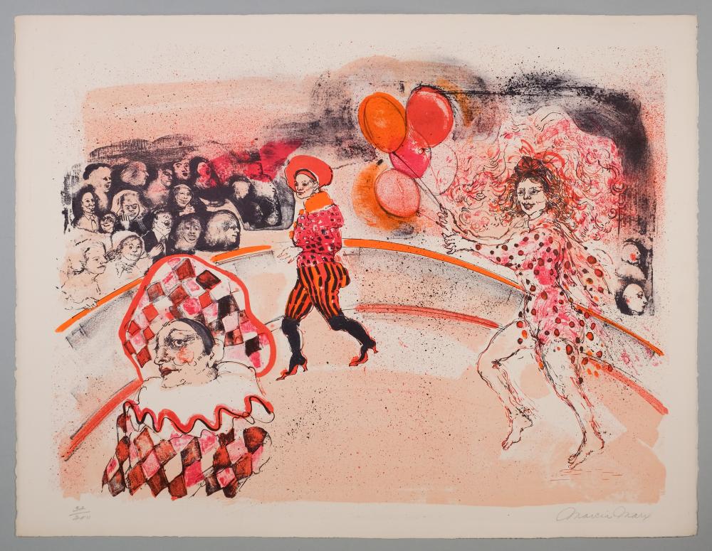 marcia marx circus scene · Old Kinderhook Auction Company · 2024-01-30 Marcia Marx comparable auction result: marcia marx circus scene