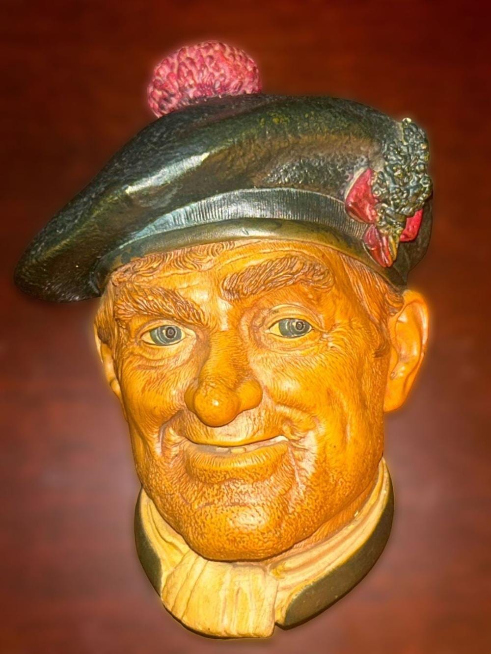 John (1774) Wilson comparable auction result: jock 1969 bossons england chalkware wall hanging