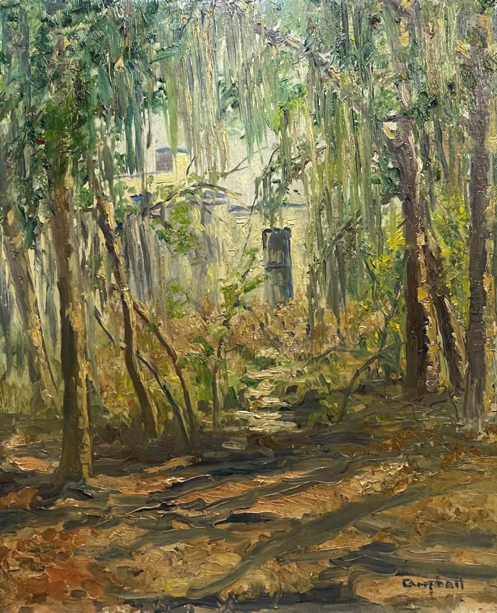 Blendon Reed Campbell comparable auction result: blendon reed campbell spanish moss painting