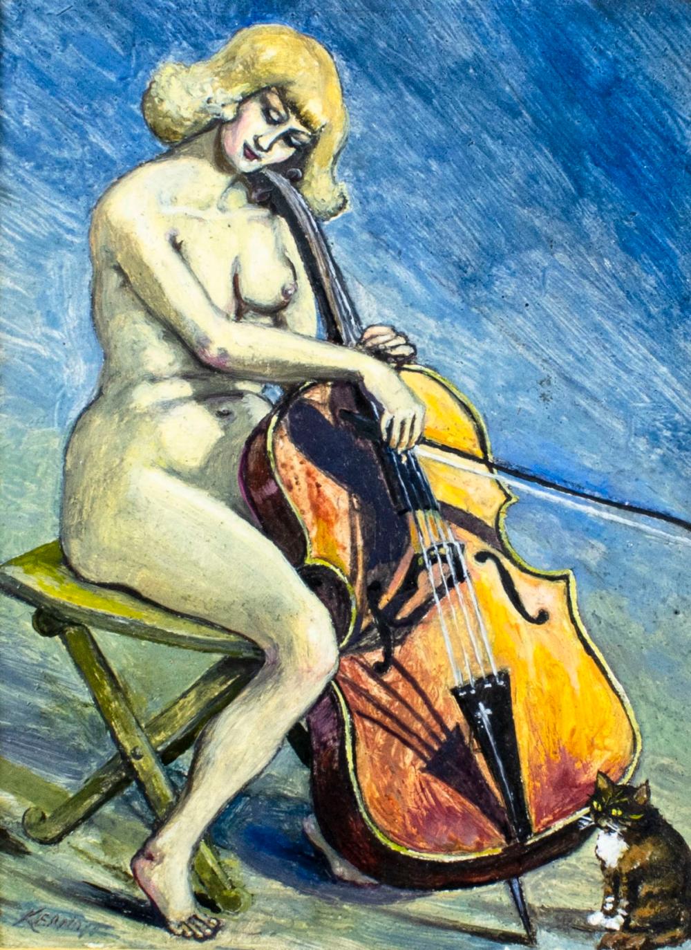 Harry Aaron Kernoff comparable auction result: harry aaron kernoff irish 1900 1974 oil painting