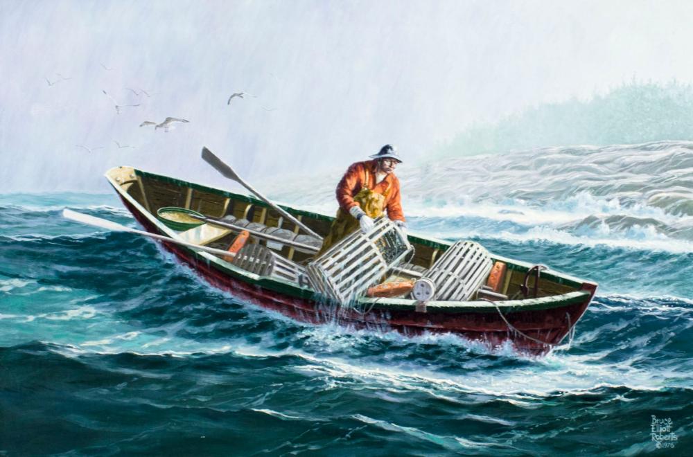 Bruce Elliot Roberts comparable auction result: bruce elliot roberts ny fl 1917 1993 oil painting