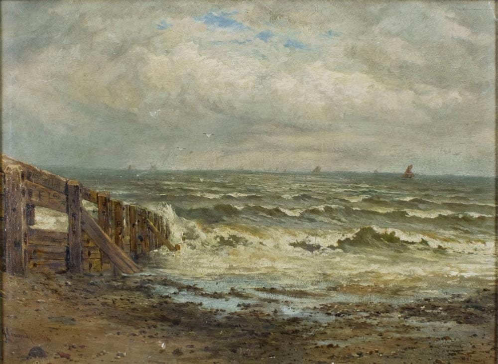 Geo. Cammidge comparable auction result: george cammidge uk 1846 1916 oil painting antique