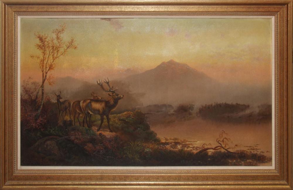 Charles H Chapin comparable auction result: charles henry chapin o c mountain landscape