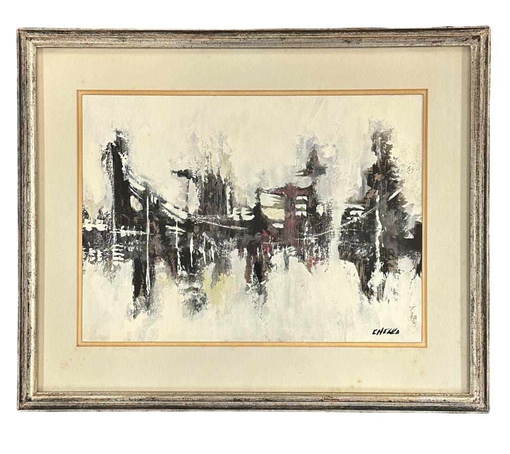 Paul Chelko comparable auction result: paul chelko american 1933 2007 abstract oil