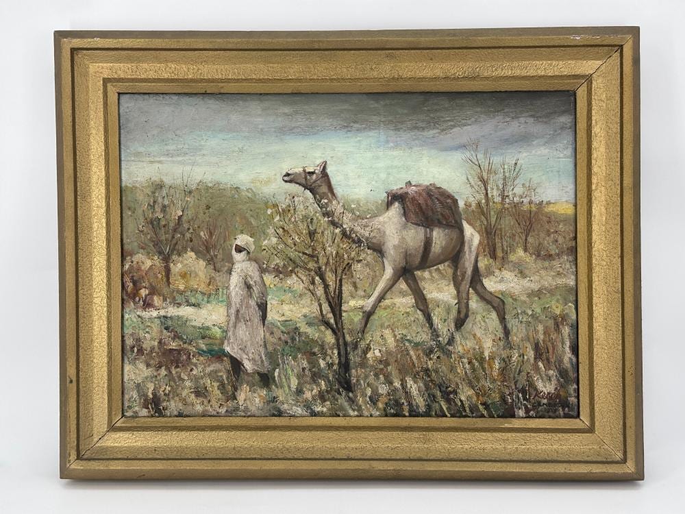 Henri Kerels comparable auction result: henri kerels 1896 1956 le chamelier huile sur toile dimensions 44 x 60 cm