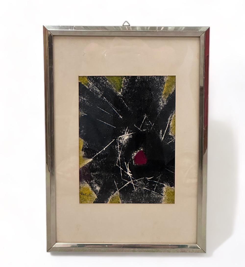 Roger Greisch comparable auction result: roger emile greisch 1917 1999 abstraction technique mixte sur papier dimensions 23 x 17 cm