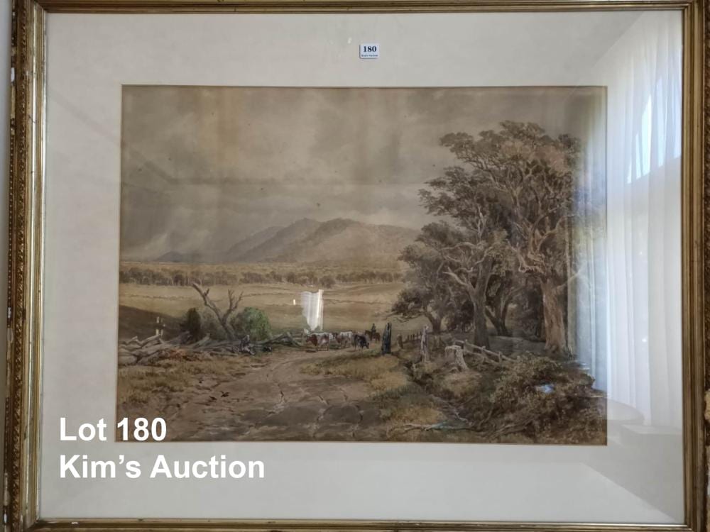 James Waltham Curtis comparable auction result: james waltham curtis 1839 1901 droving them home