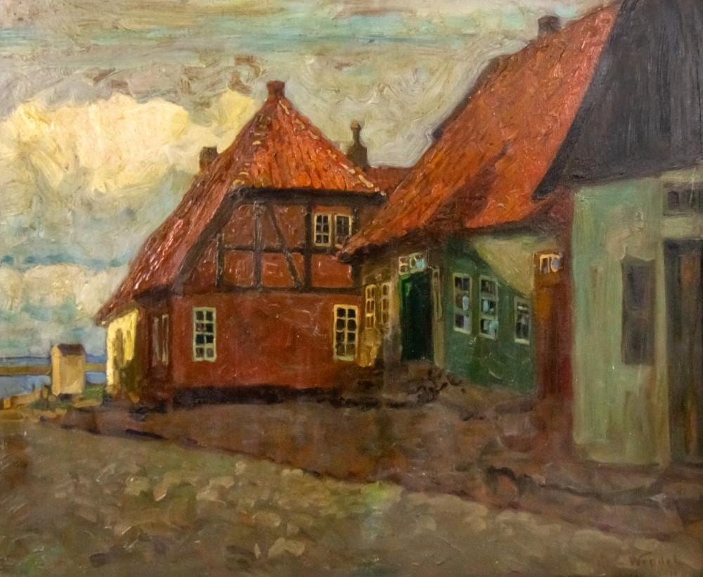 karl wendel german 1878 1943 street view oil on board 1911 · Pasarel · 2024-02-07 Karl Wendel comparable auction result: karl wendel german 1878 1943 street view oil on board 1911