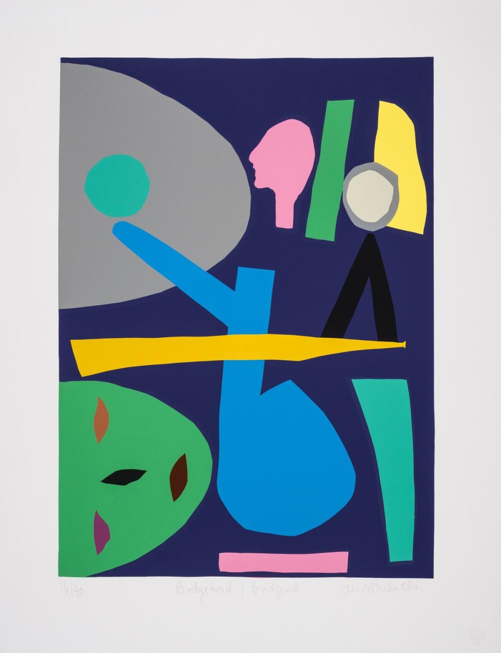 Adrian Wiszniewski comparable auction result: adrian wiszniewski b 1958 bridgehead brigend