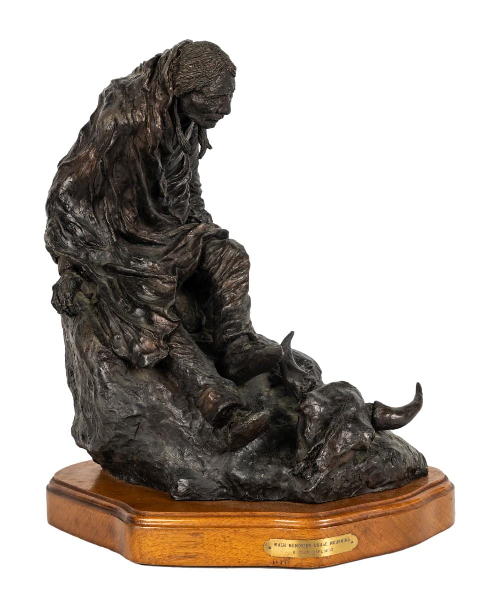 H. Clay Dahlberg comparable auction result: h clay dahlberg b 1946 when memories cause mourning