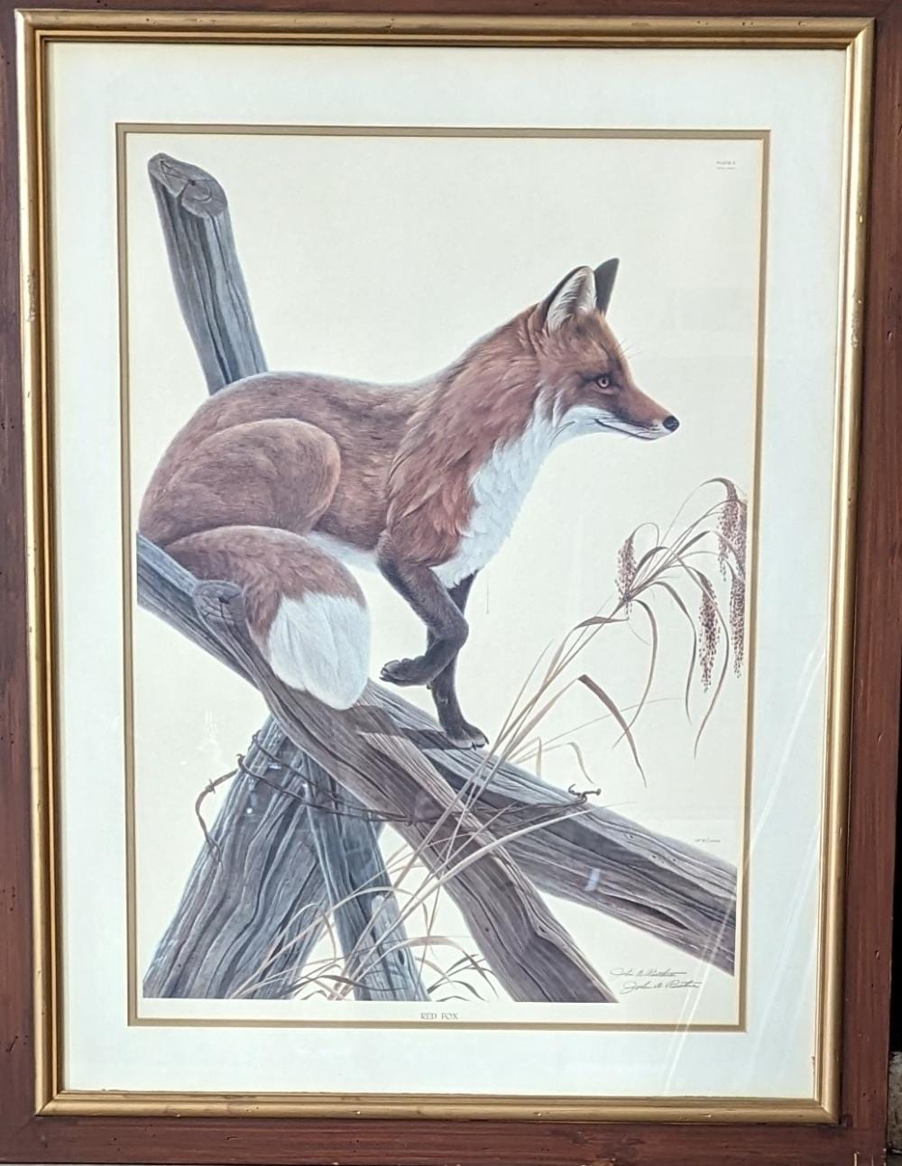 John A Ruthven comparable auction result: john a ruthven 1924 2020 red fox etching
