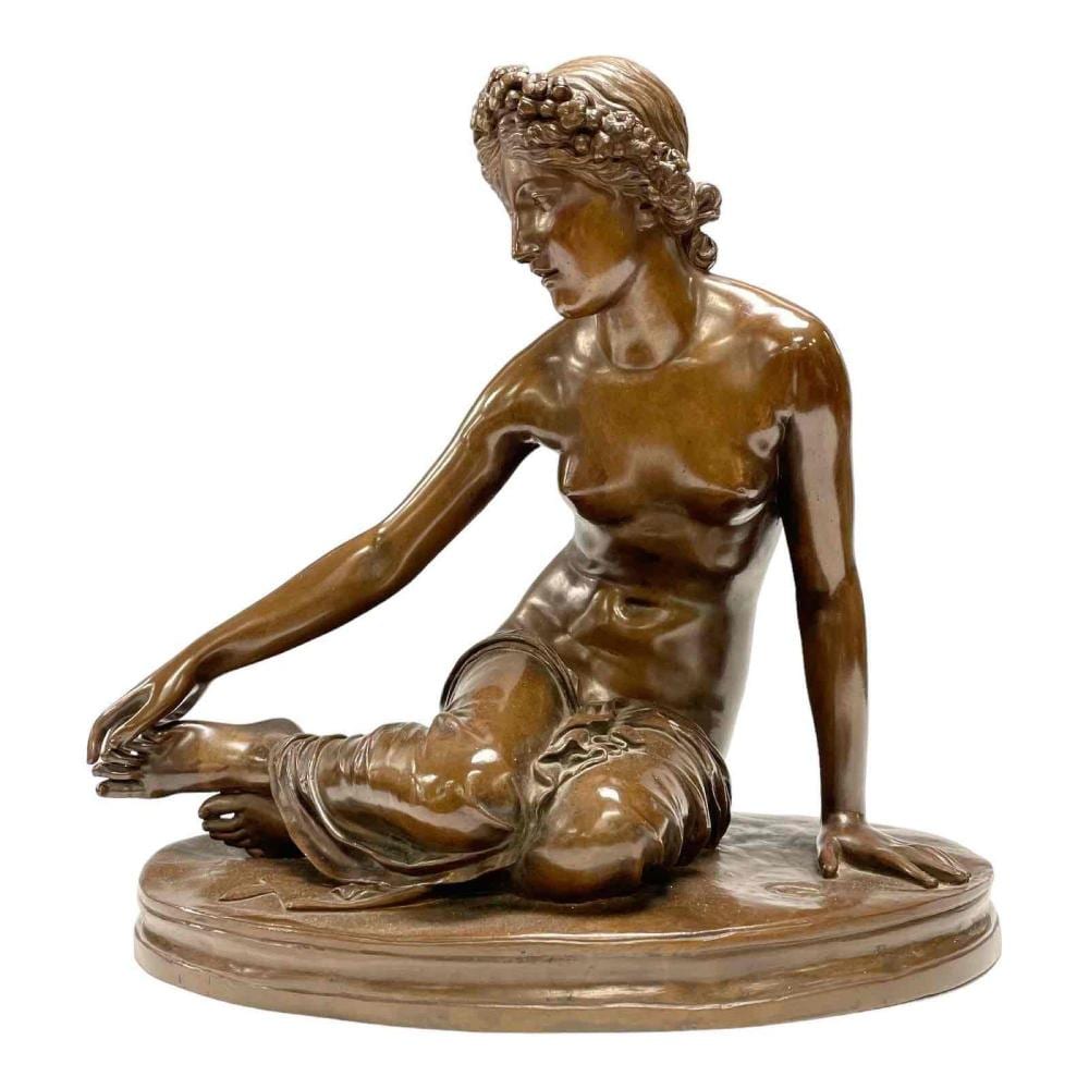 Achille Collas comparable auction result: achille collas french 1795 1859 semi nude female bronze