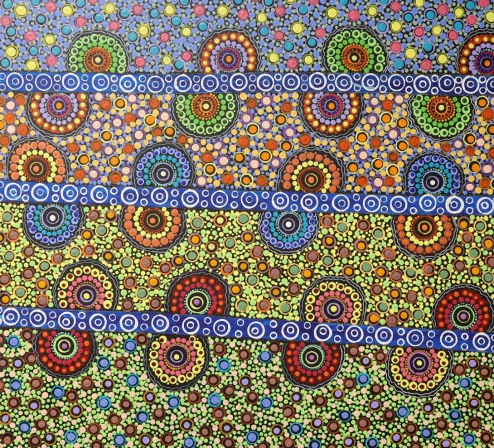 Mary Webb comparable auction result: mary webb body paint acrylic on canvas