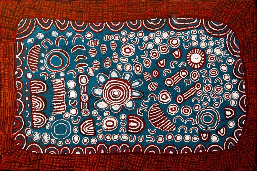 Maisie Campbell Napaltjarri comparable auction result: maisie campbell napaltjarri women s ceremony acrylic on linen painted in 2021