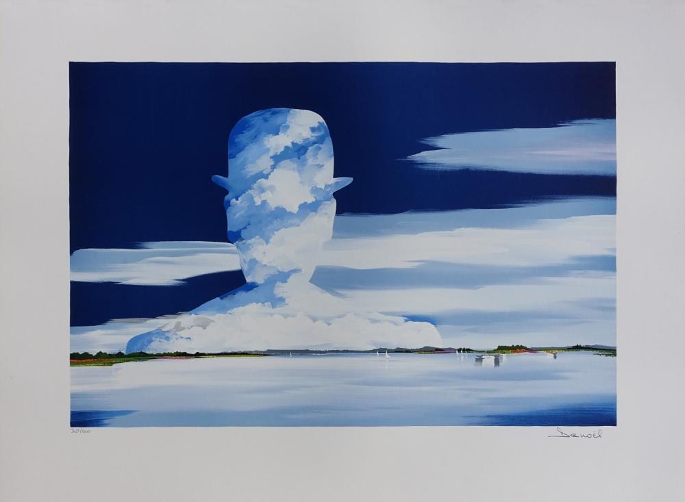 Denoel comparable auction result: denoel hommage magritte