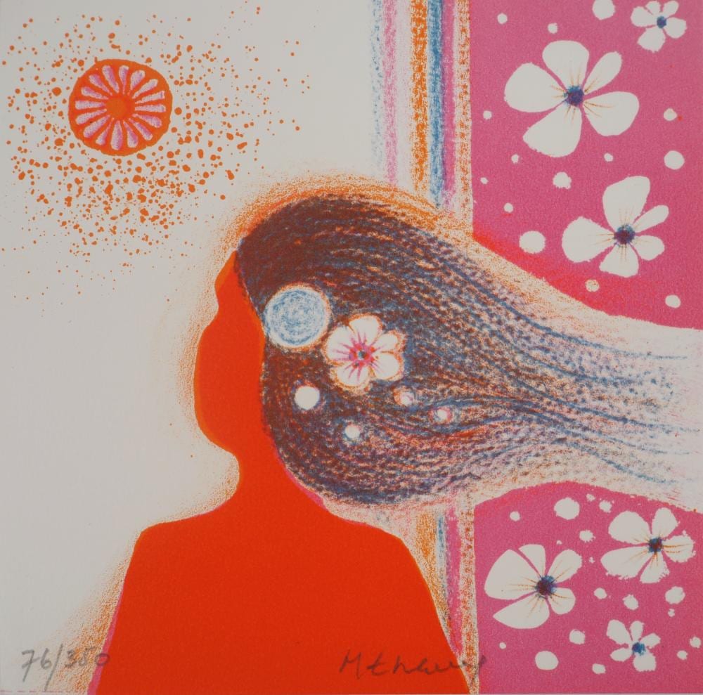 Frédéric Menguy comparable auction result: fr d ric menguy jeune femme regardant le soleil
