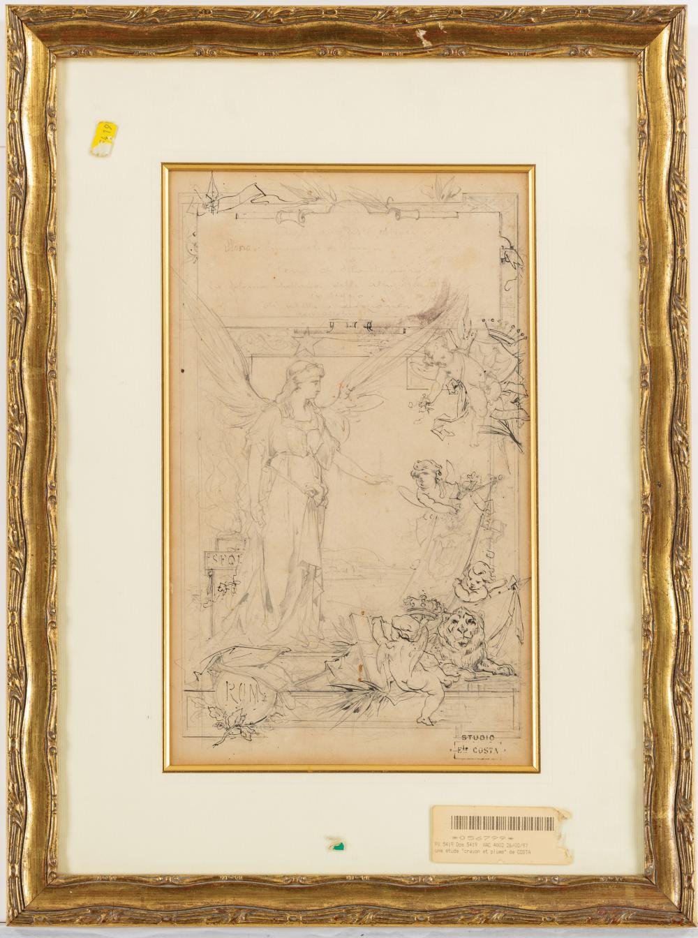 Emmanuel Costa comparable auction result: emmanuel costa 1833 1921